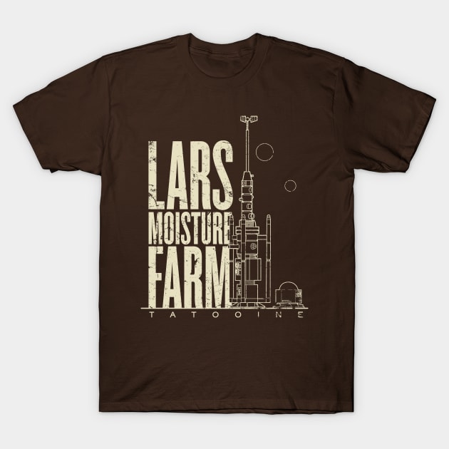 LARS Moisture Farm T-Shirt by MindsparkCreative